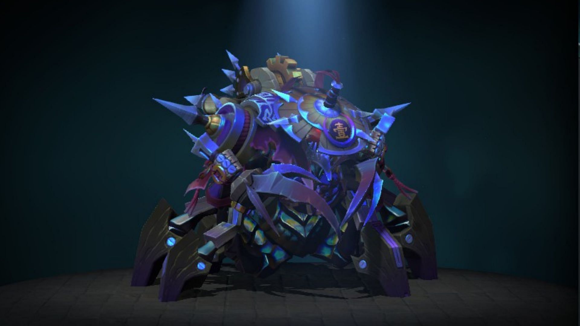 Nyx looks like a robot after equipping Mecha Nyx (Image via Valve)