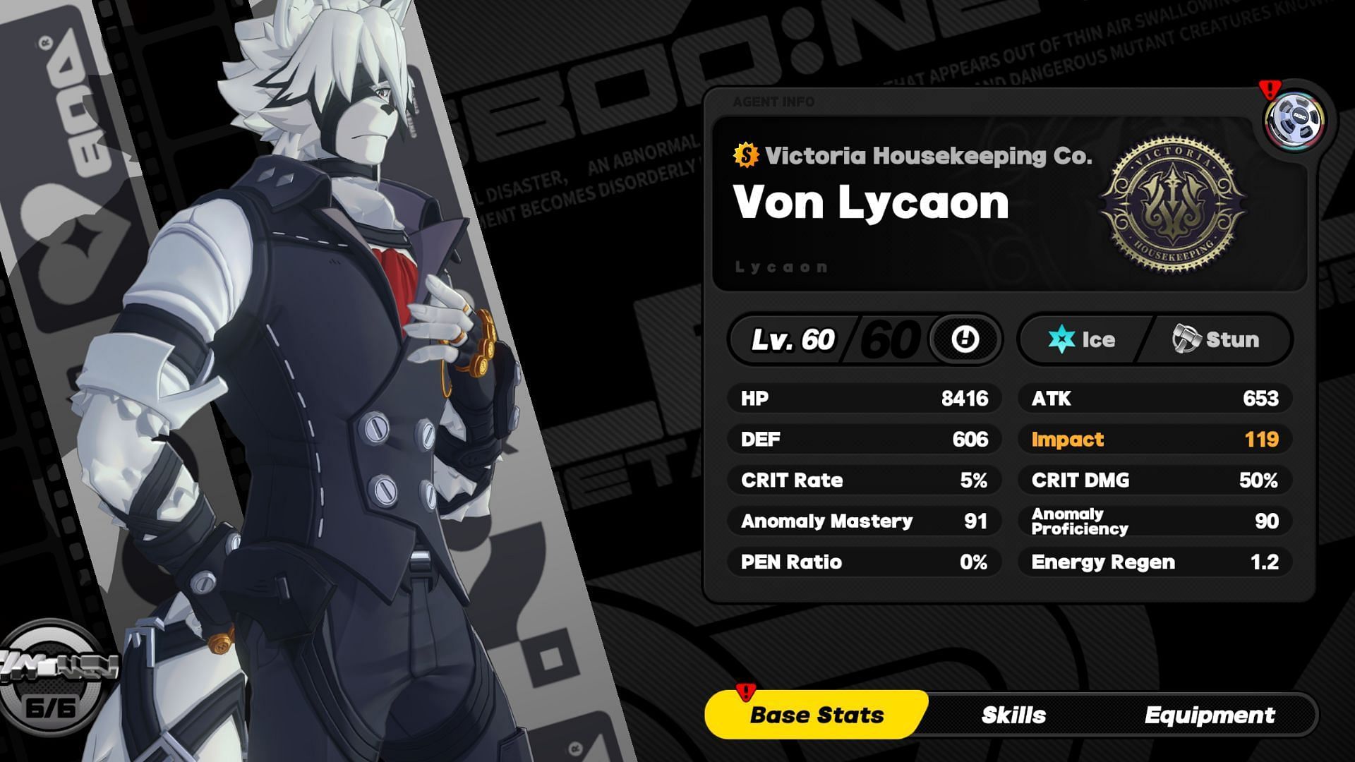 Lycaon attribute (Image via HoYoverse)