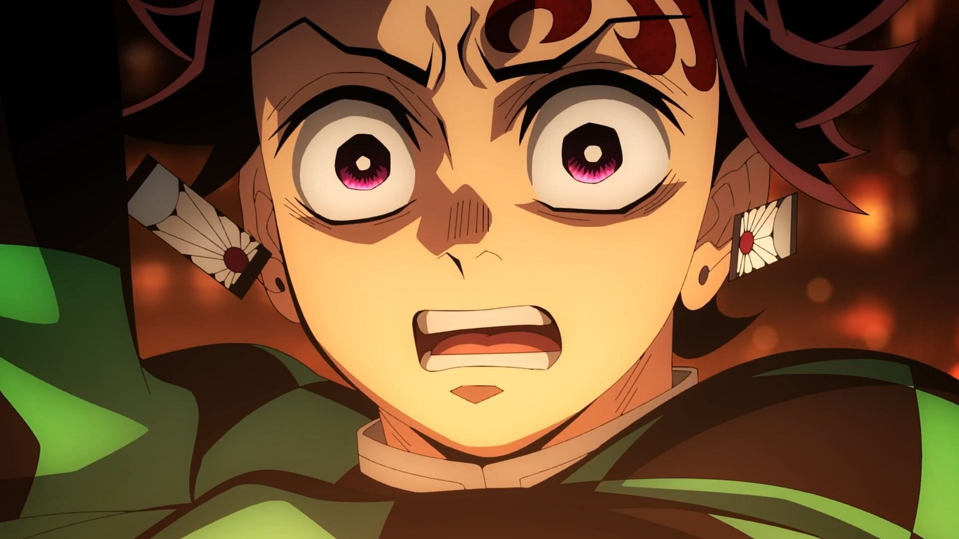 Tanjiro in Demon Slayer Hashira Training Arc finale (Image via Ufotable)