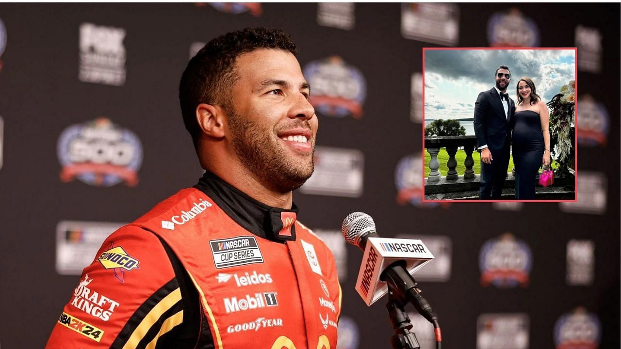 Bubba Wallace employs iconic James Bond quote in new picture with wife ...