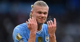 Erling Haaland swaps shirts with Barcelona superstar after Manchester City defeat in pre-season clash