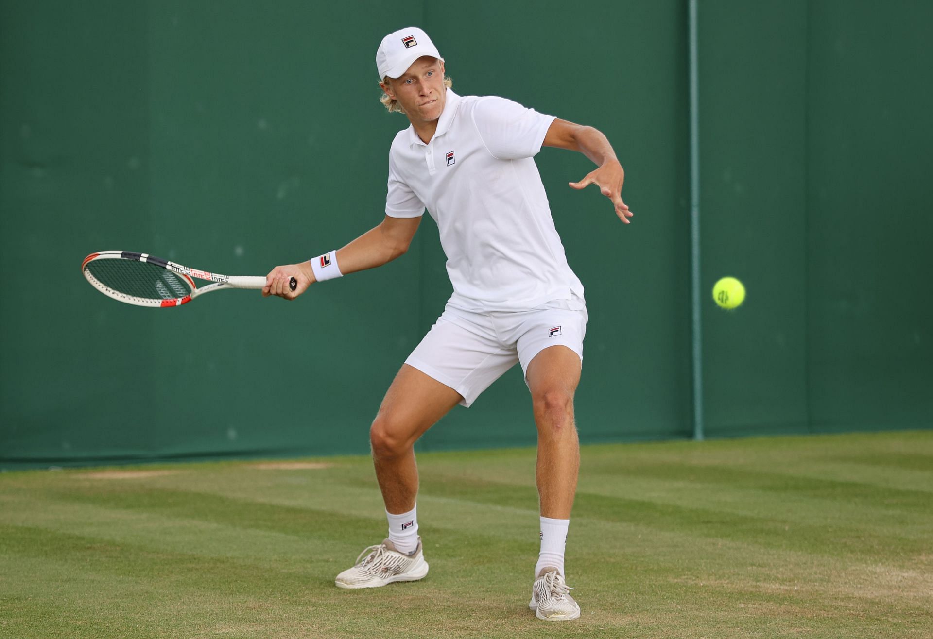 Leo Borg at the 2021 Wimbledon Championships (Picture: Getty)