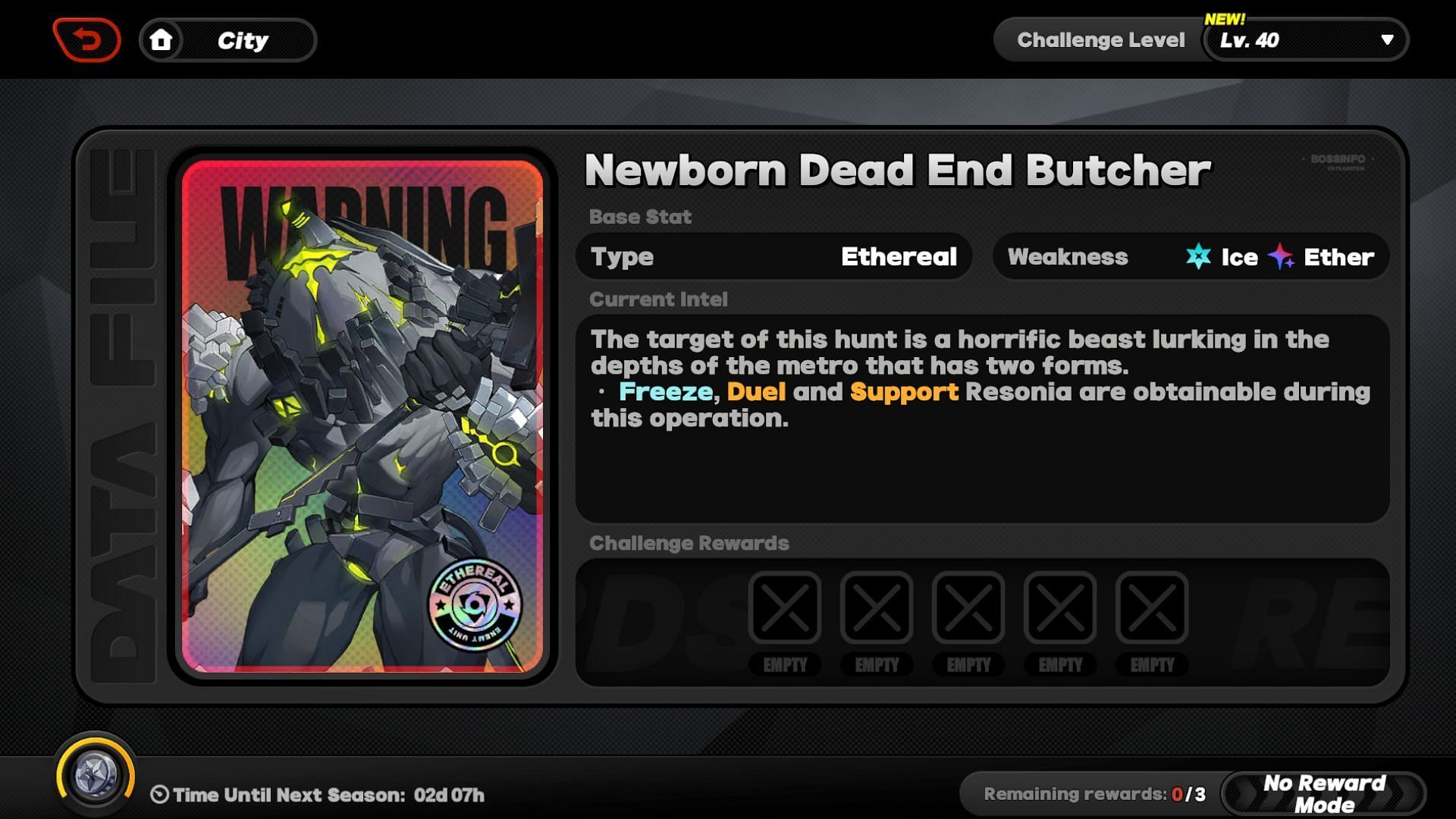 Encounter Newborn Dead End Butcher at the Notorious Hunt (Image via HoYoverse)