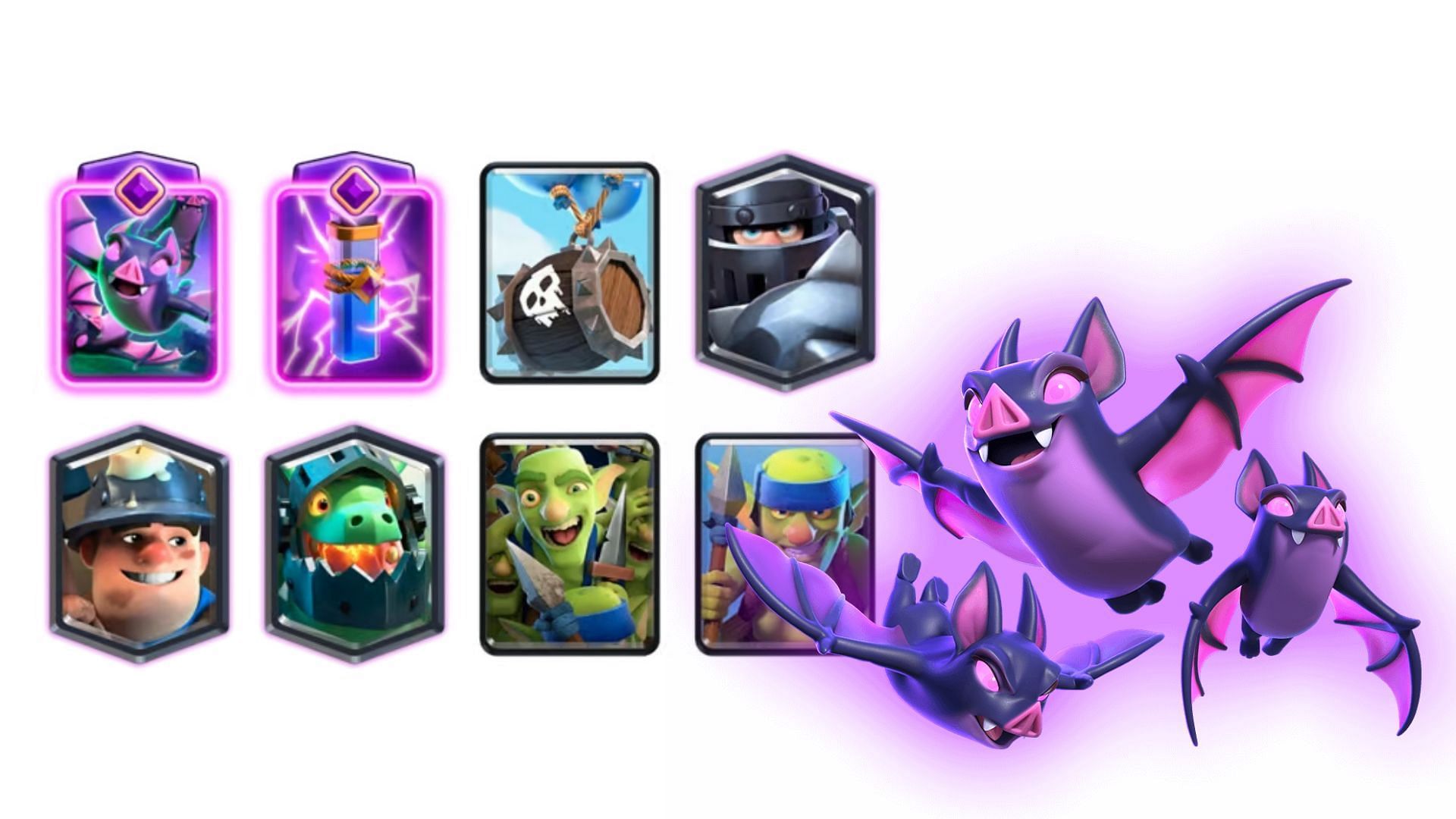 MK Miner ID Bait deck in Clash Royale (Image via Supercell)