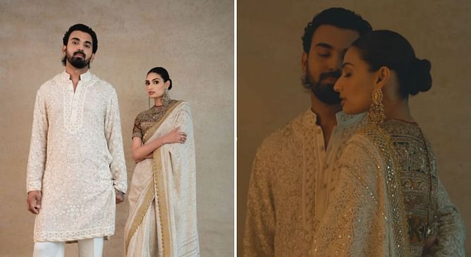 [Watch] KL Rahul and Athiya Shetty grace their presence at Anant Ambani and Radhika Merchant’s wedding