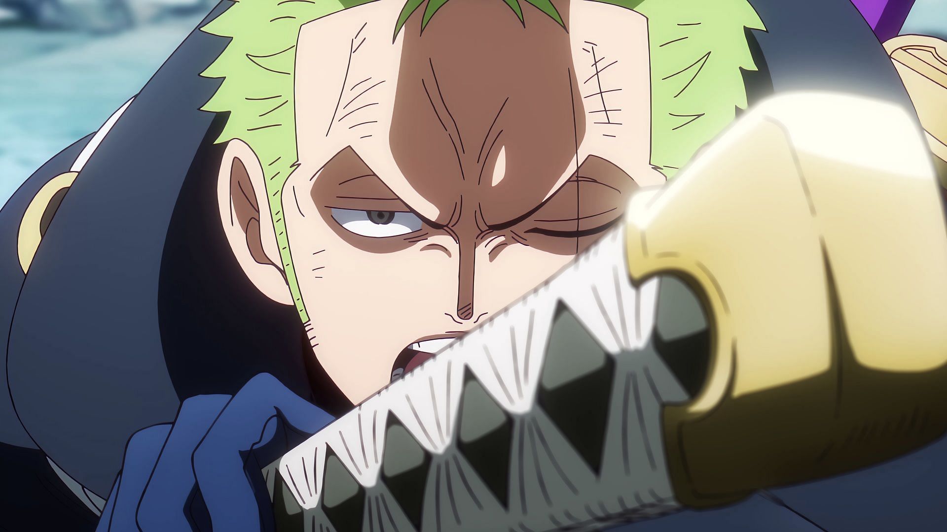 Zoro as seen in the One Piece anime (Image via Toei Animation)