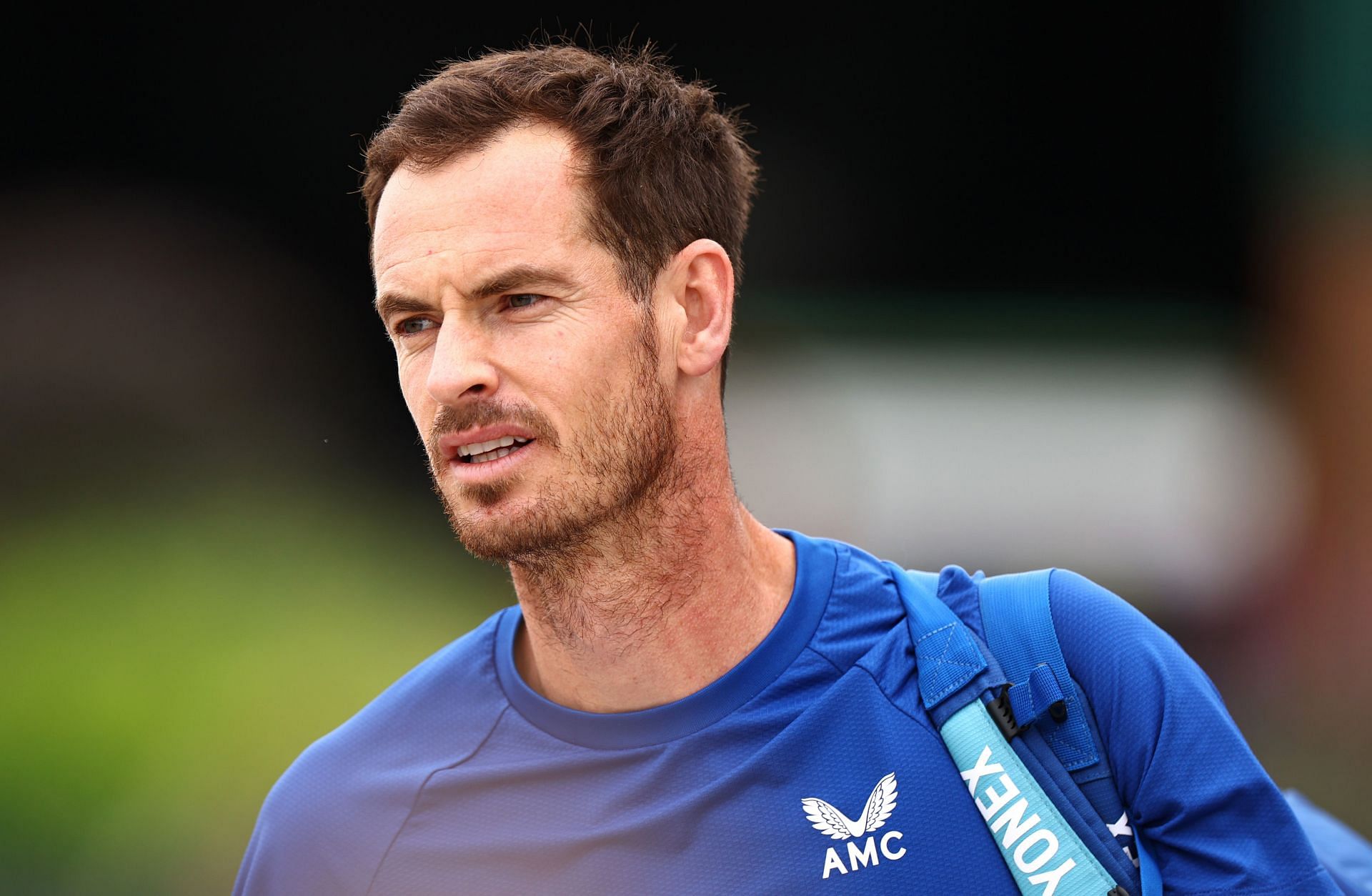 Andy Murray photographed ahead of the 2024 Wimbledon Championships