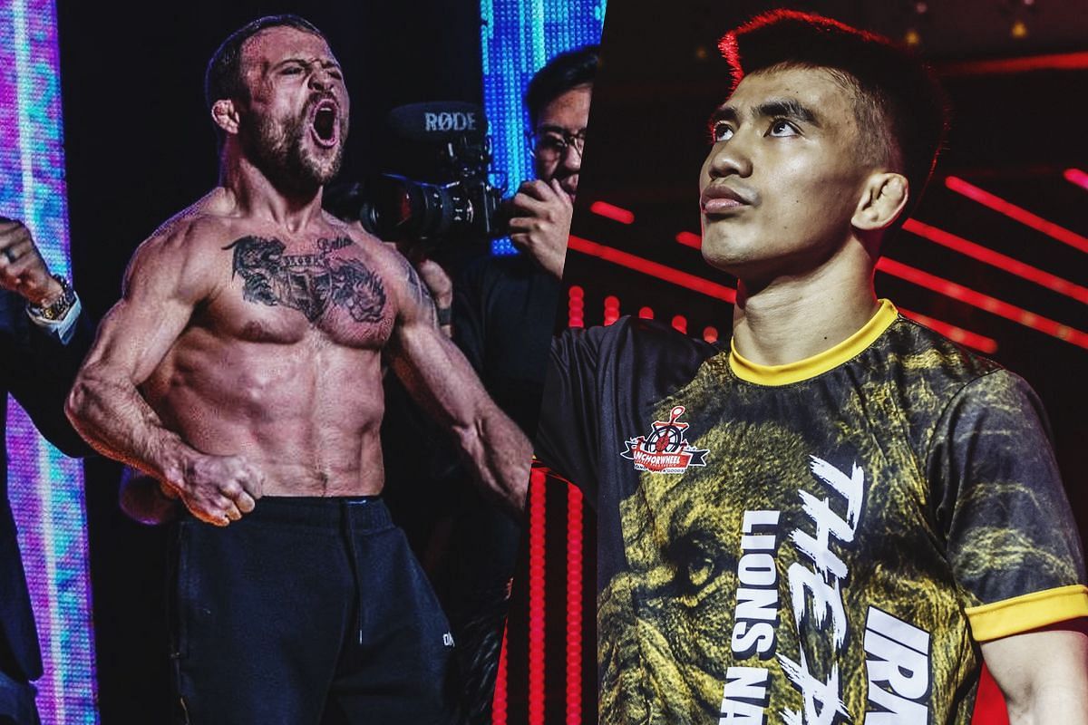 Jarred Brooks (L) and Joshua Pacio (R) | Photo by ONE Championship