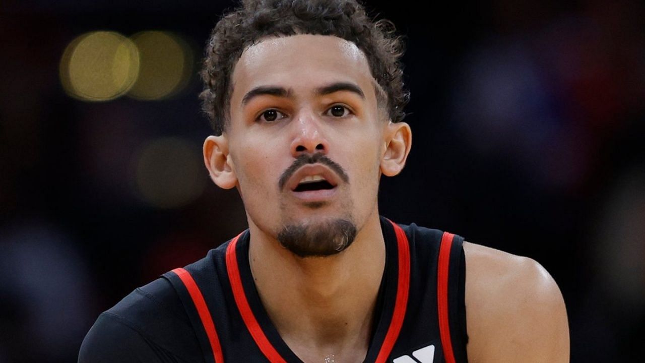 Trae Young flexes his beard look post offseason workout on occasion of 4th of July [Credit: Atlanta Hawks X handle]