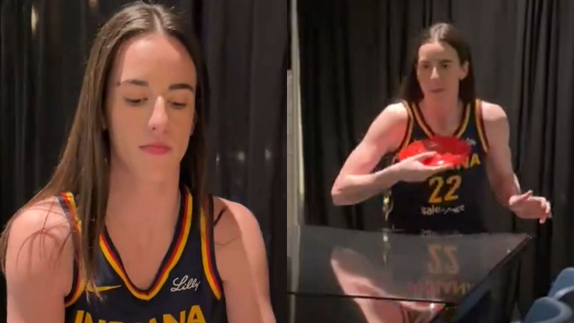 Indiana Fever share a video of Caitlin Clark taking up Fever Time Trials challenge