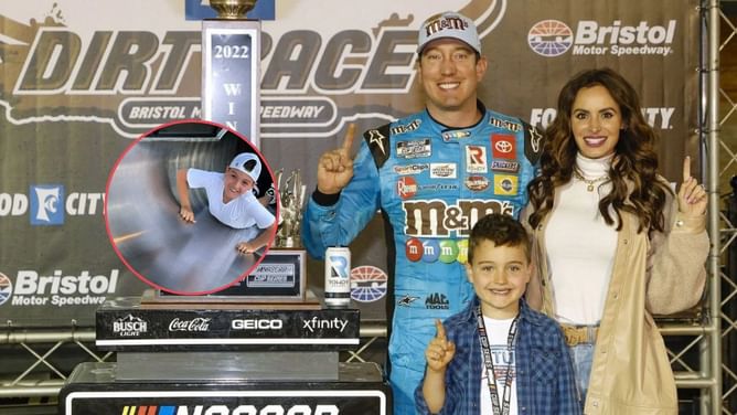 “He's literally so handsome”: Kyle Busch’s wife Samantha Busch gushes over his son’s looks on IG