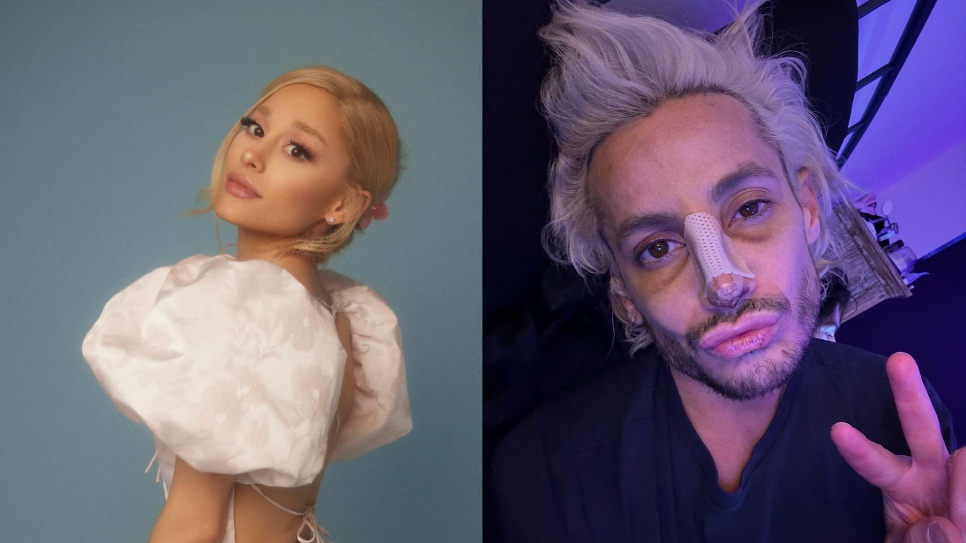 Ariana Grande offered her support to her brother Frankie