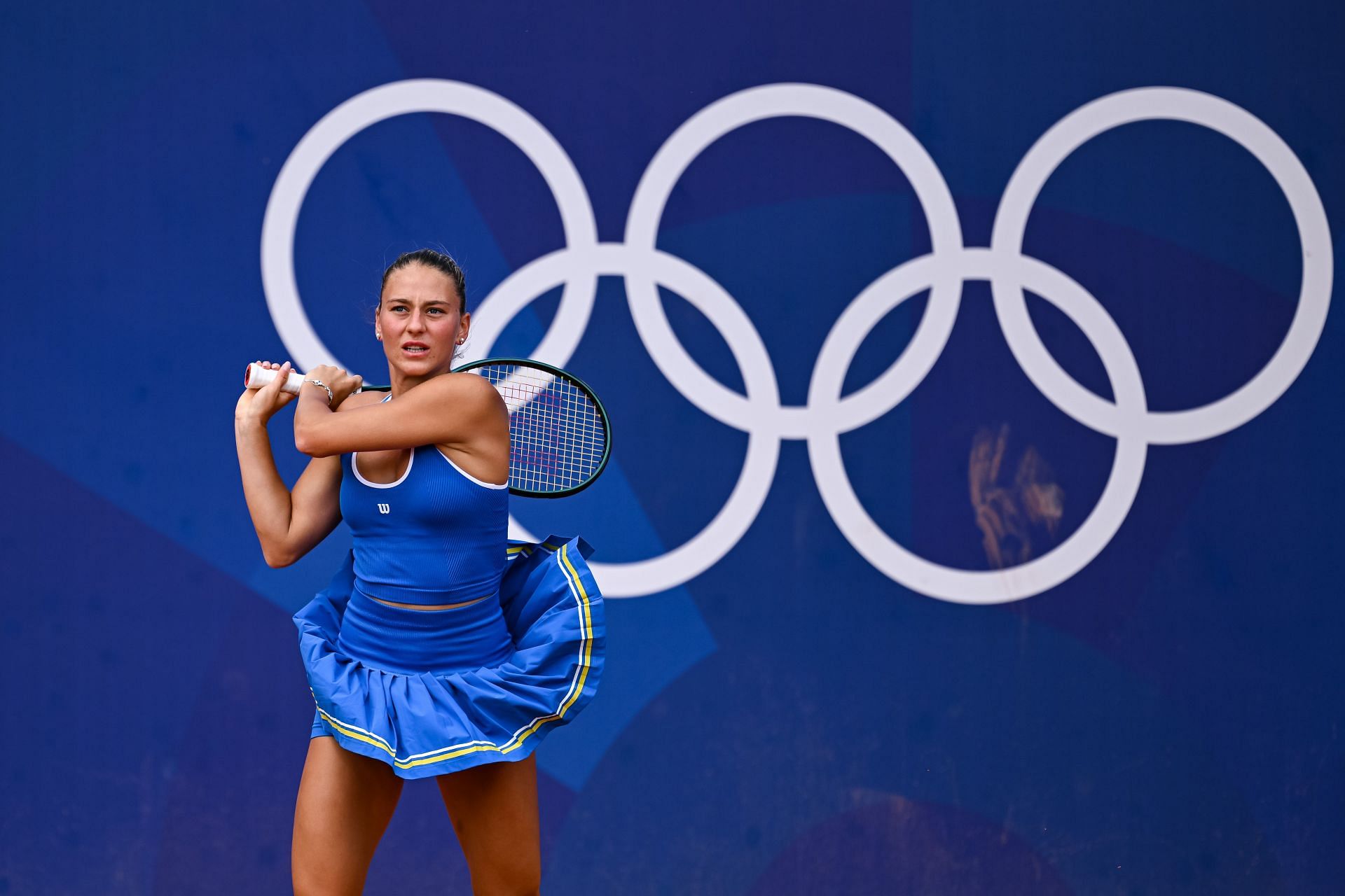 Marta Kostyuk at the Paris Olympics 2024. (Photo: Getty)