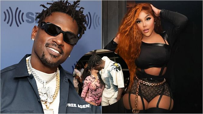 SPOTTED: Former NFL star Antonio Brown shares intimate moment with Lil' Kim at yacht party