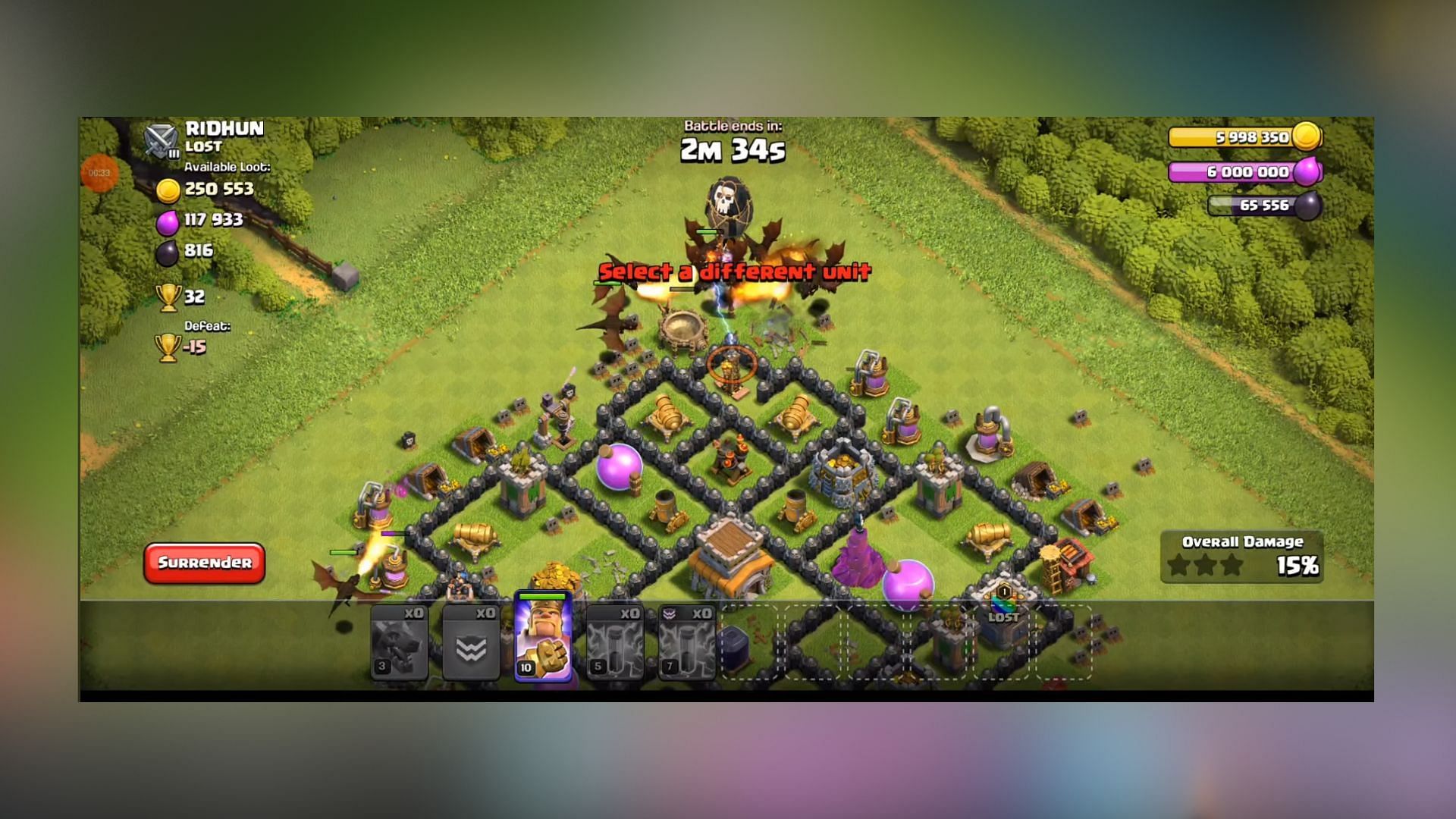 Town Hall 8 DragLoon in Clash of Clans (Image via Supercell)