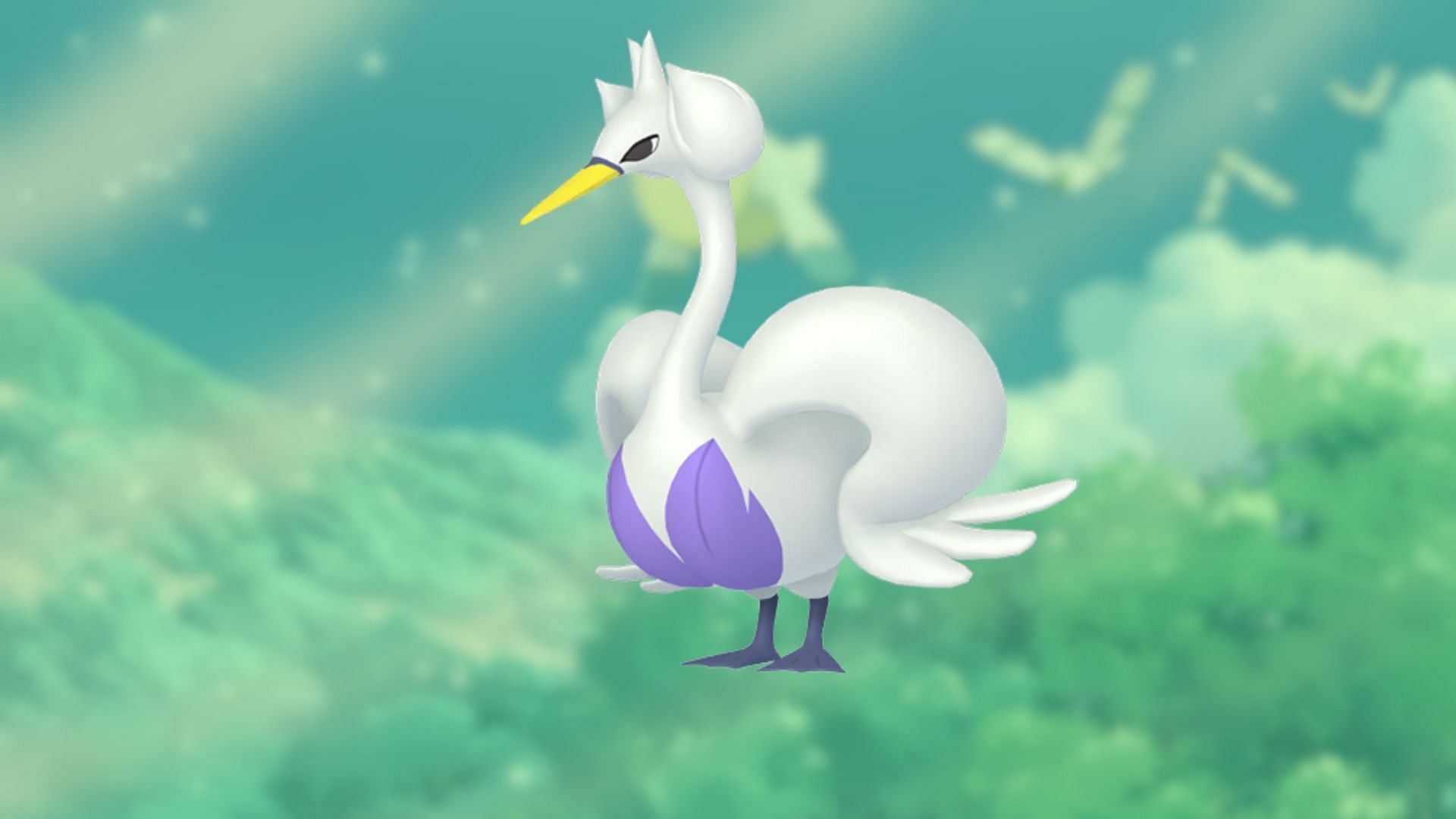 Shiny Swanna (Image via TPC)