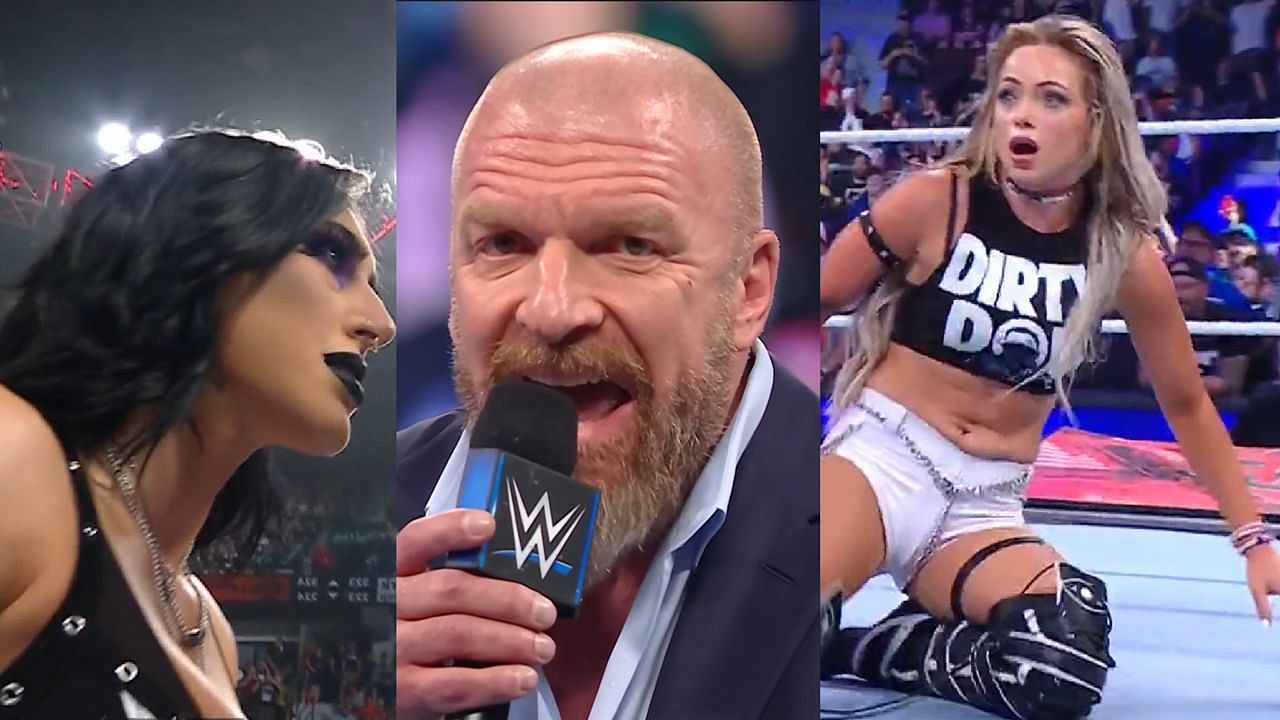 Ripley, WWE CCO Triple H, and Liv (via WWE