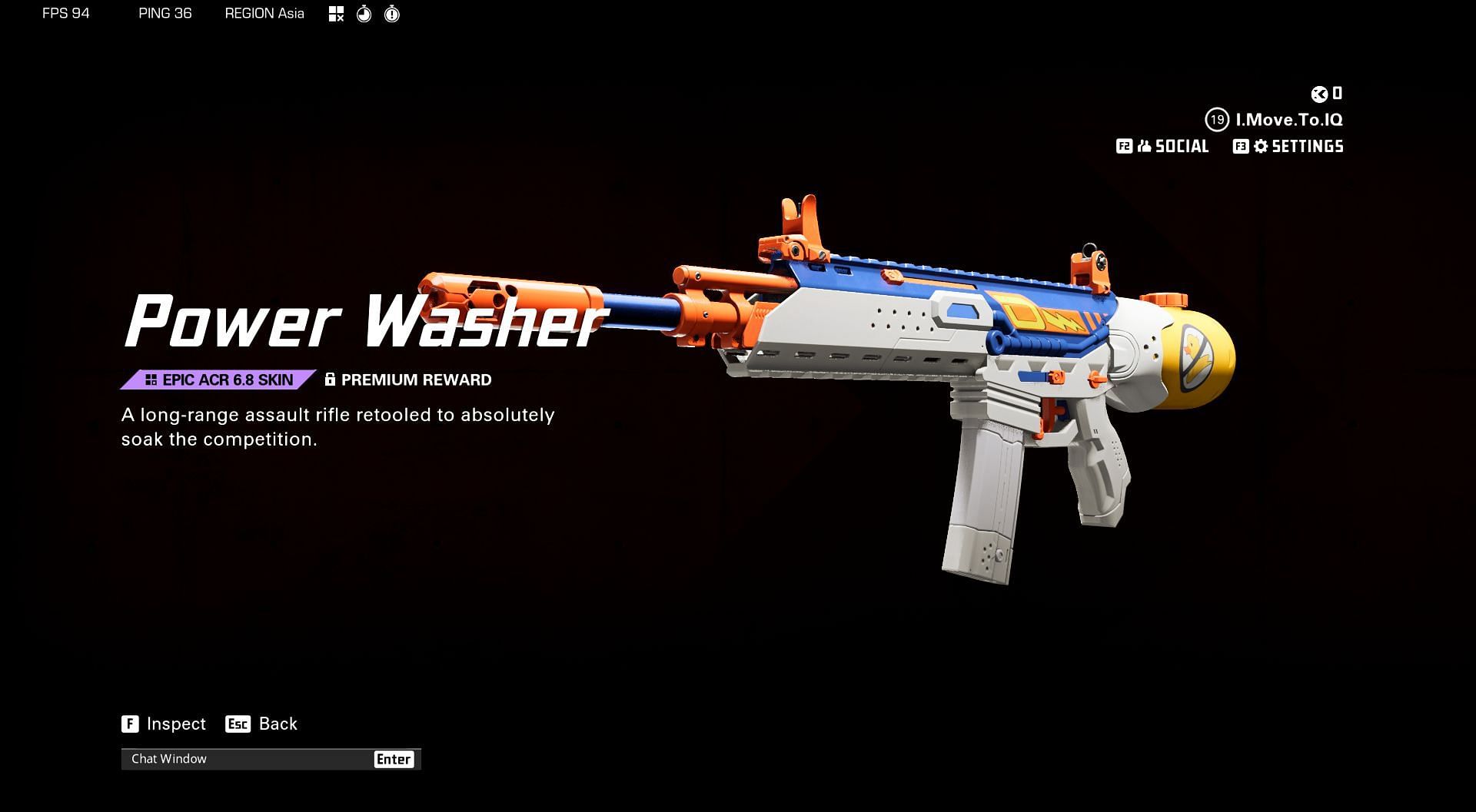 Power Washer ACR 6.8 Weapon Skin (Image via Ubisoft)