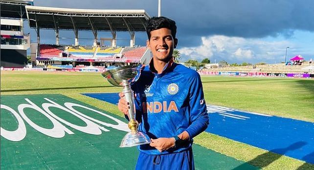 Yash Dhull after winning the ICC Under-19 Cricket World Cup 2022 (Image Credits: Yash Dhull&#039;s Instagram)