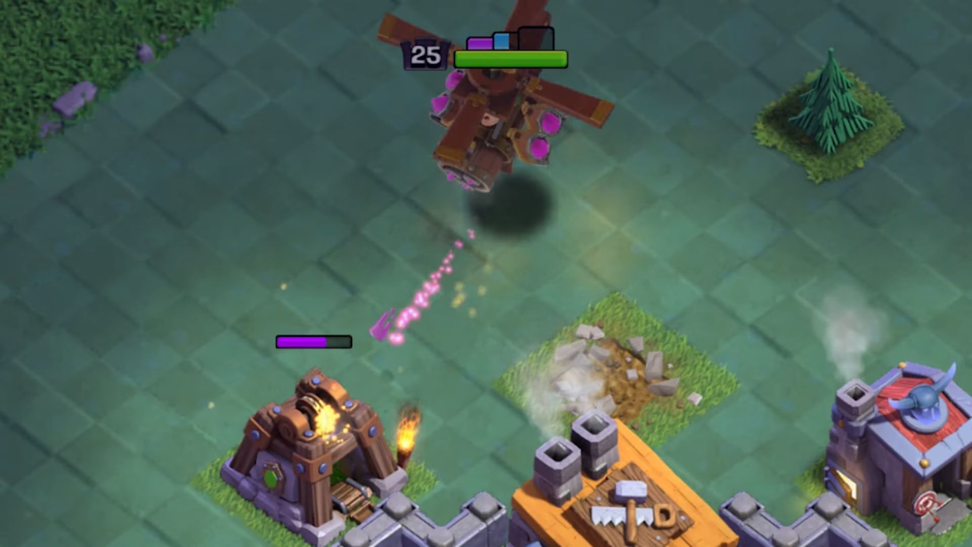 Battle Copter in action (Image via Supercell)