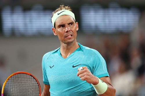 Rafael Nadal at the 2024 French Open. (Photo: Getty)