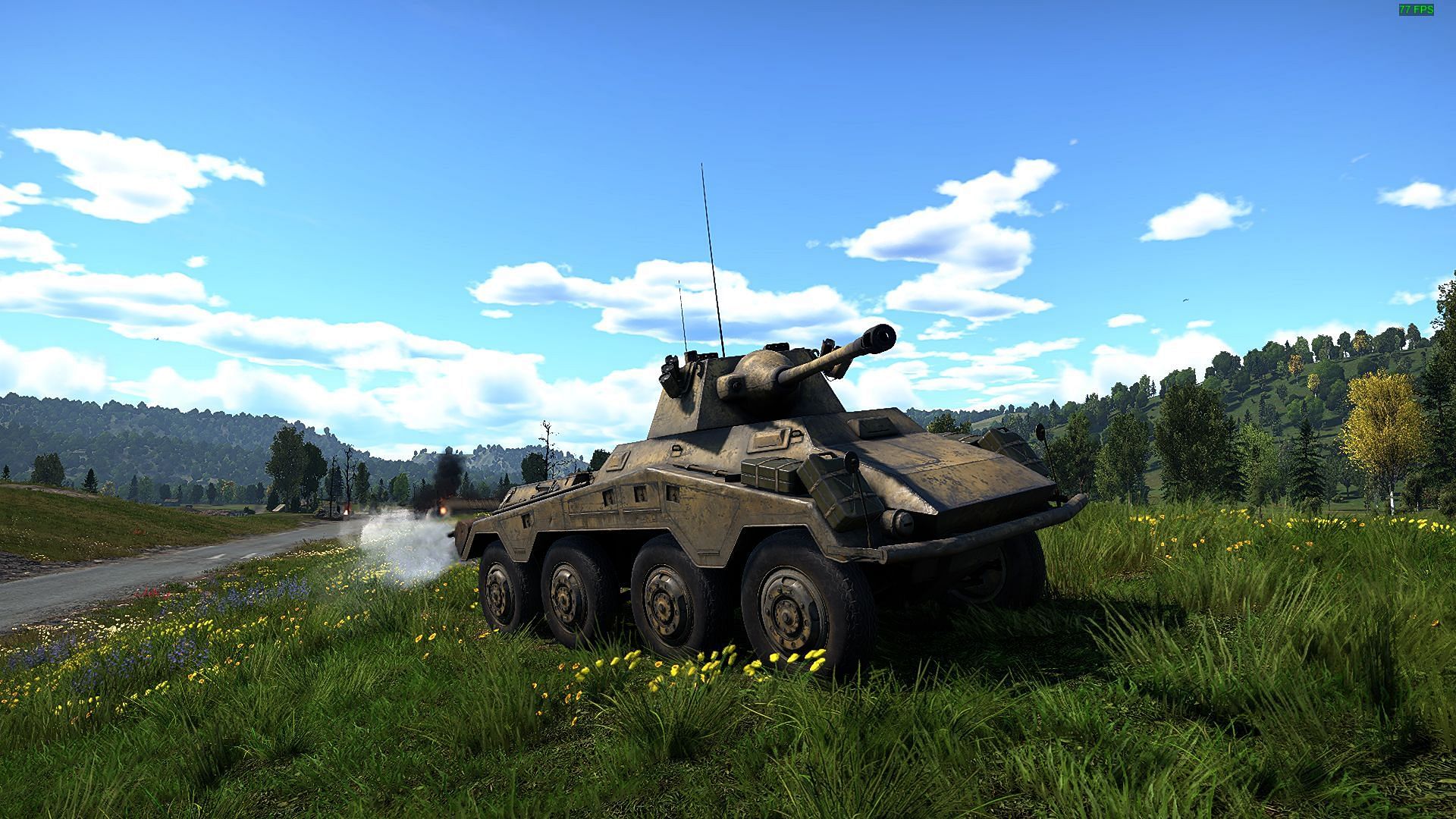 The Sd.Kfz.234/2 &#039;Puma&#039; in War Thunder (Image via Gaijin Entertainment)