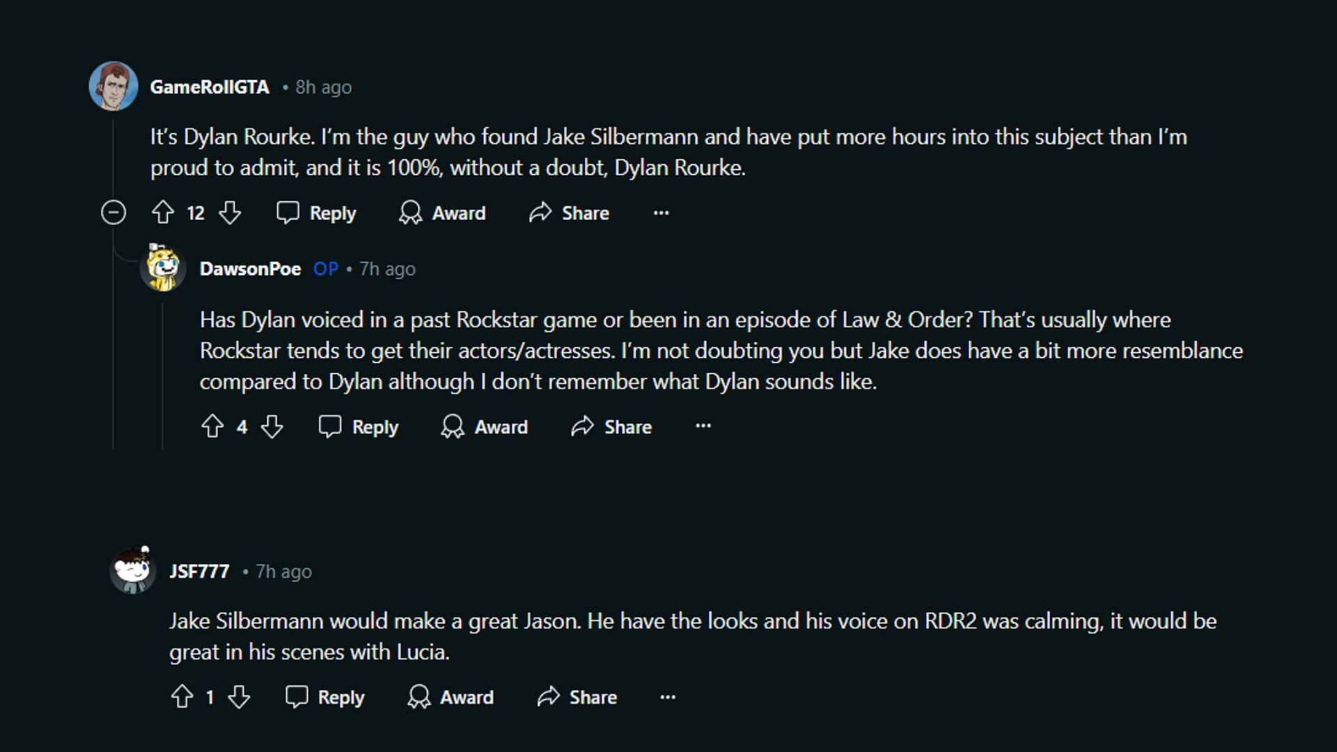 Fans have various opinions about Jason&#039;s actor 1/2 (Image via Reddit)