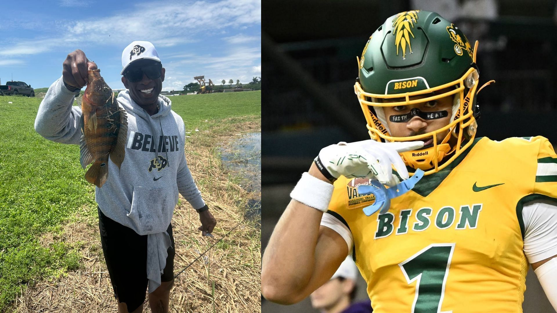 Picture Sources: @DeionSanders, @NDSUFootball (X)