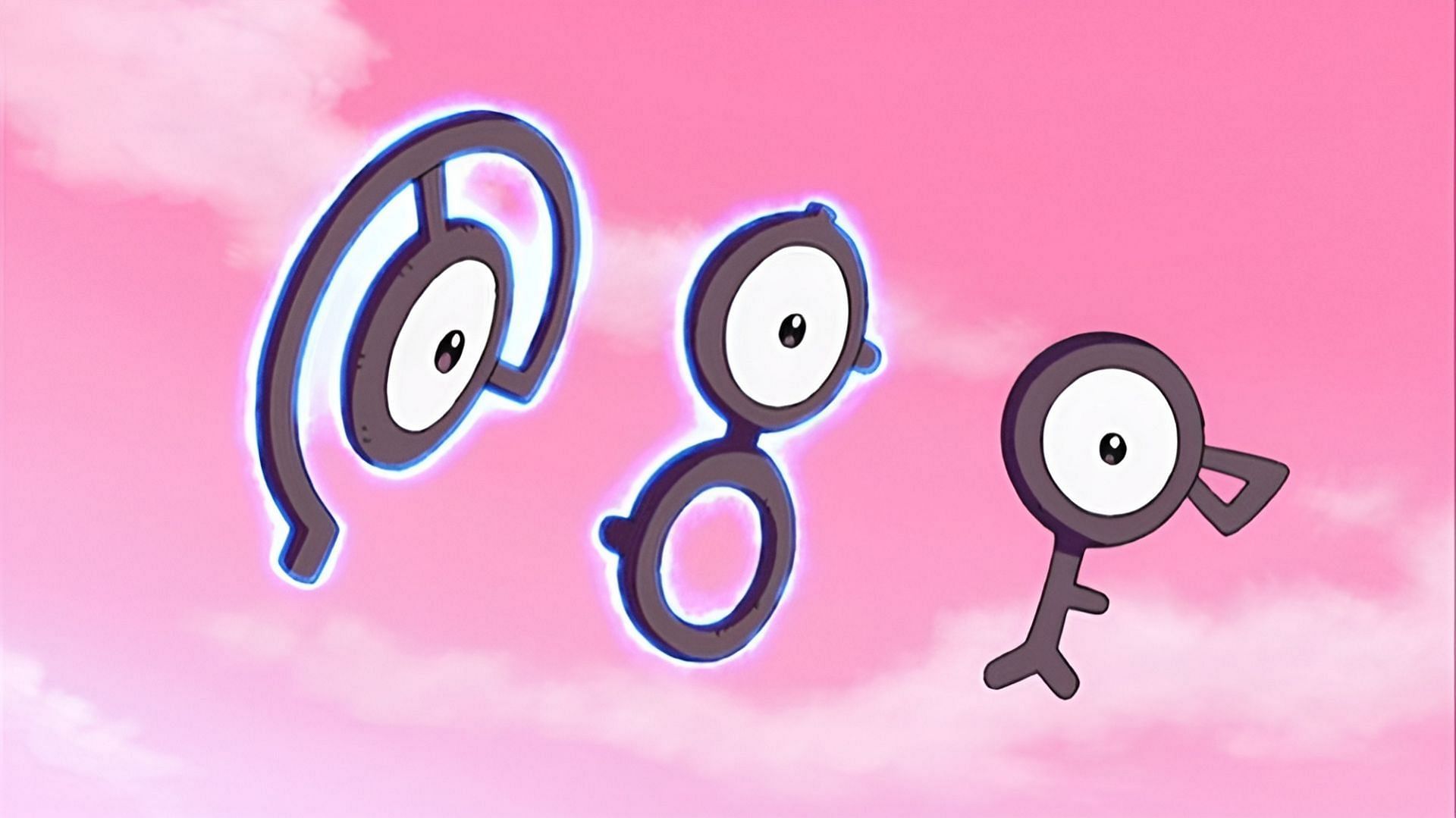 Unown has a very unusual base stat total in the core series games (Image via The Pokemon Company)