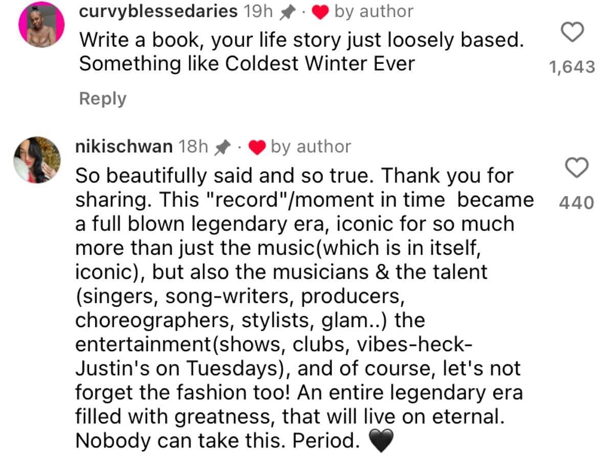 Fan reaction to Misa Hylton&#039;s post on Sean Combs (Image via Instagram/ @misahylton)