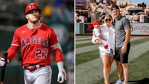 In Photos: Mike Trout and wife Jessica welcome son "Jordy Michael," share heartwarming snap with firstborn Beckham