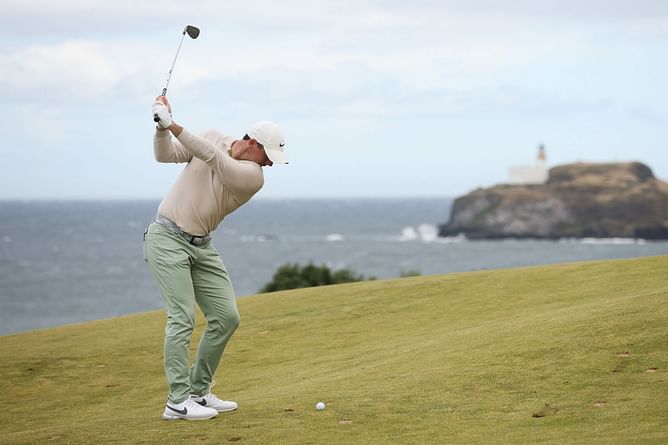 WATCH: Rory McIlroy's impressive 2-iron, 202-yard shot at the 2023 Scottish Open as the Irish golfer prepares to defend his title