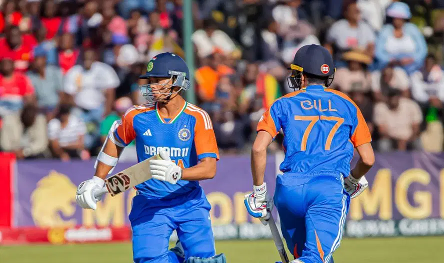 Yashasvi Jaiswal and Shubman Gill guided India to a thumping win in the 4th T20I against Zimbabwe (Image Credits: BCCI/X)