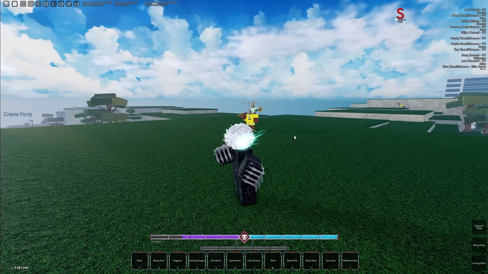 The Dummies Guide to Hakuda weapon (Image via Roblox || Ricey on YouTube)