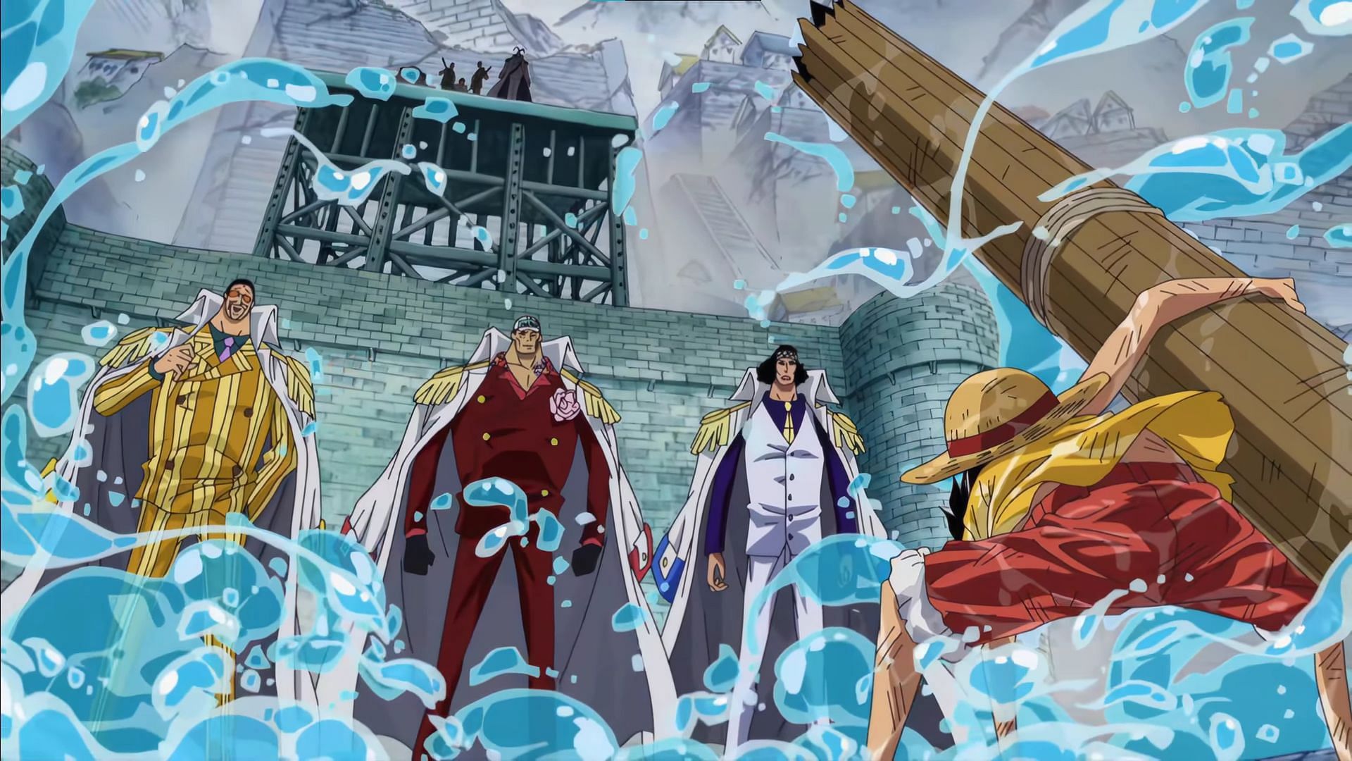 Iconic anime arcs: Marineford arc (Image via Toei Animation)