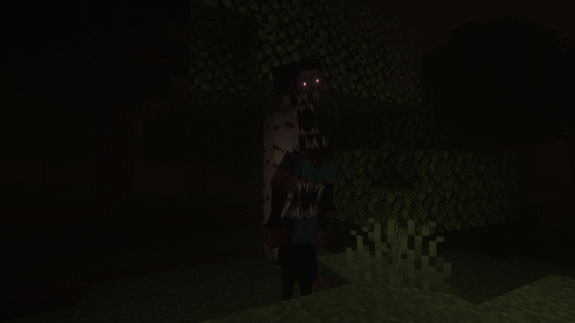 The Anomaly is smart enough to destroy placed torches (Image via Mojang)