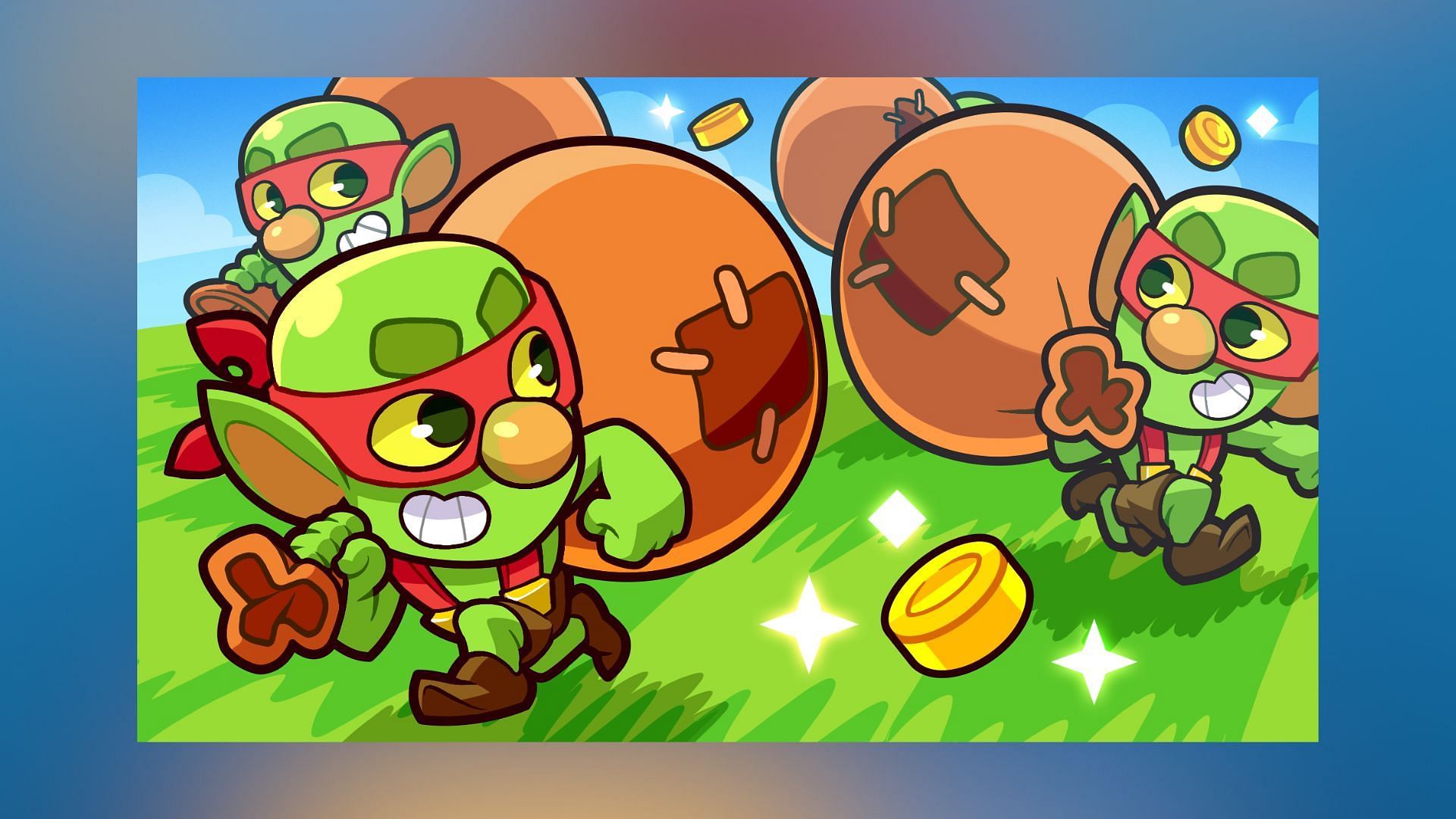 Use ranged characters and speedsters to take down Loot Goblins (Image via SuperCell)