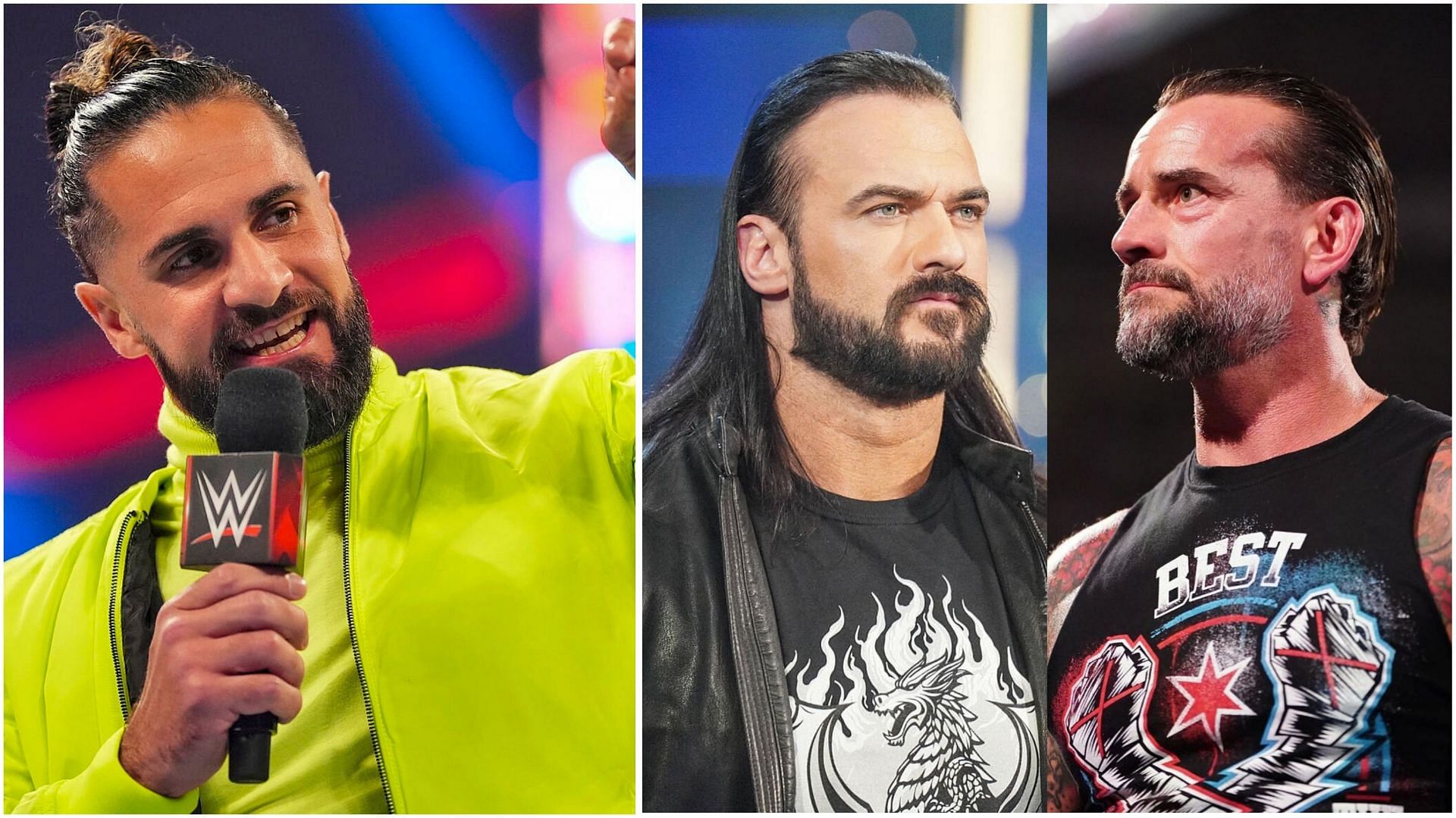 Seth Rollins, Drew McIntyre and CM Punk