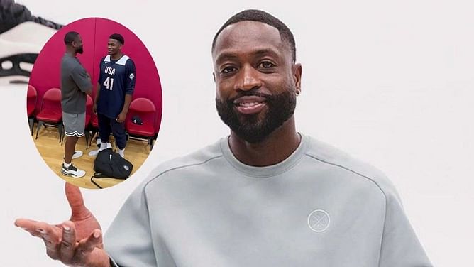 "Coach Crean disciples": Dwyane Wade remembers Tom Crean as he links up with Anthony Edwards during Team USA practice