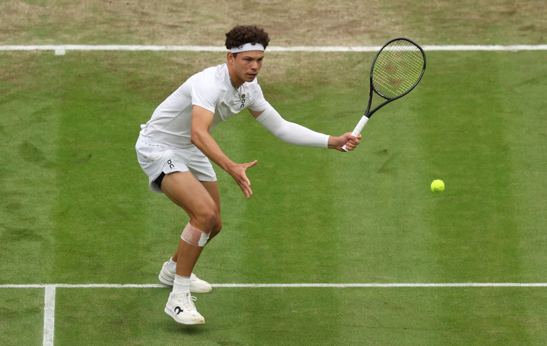 Ben Shelton has been increasingly impressive at Wimbledon so far (IMAGE: GETTY)