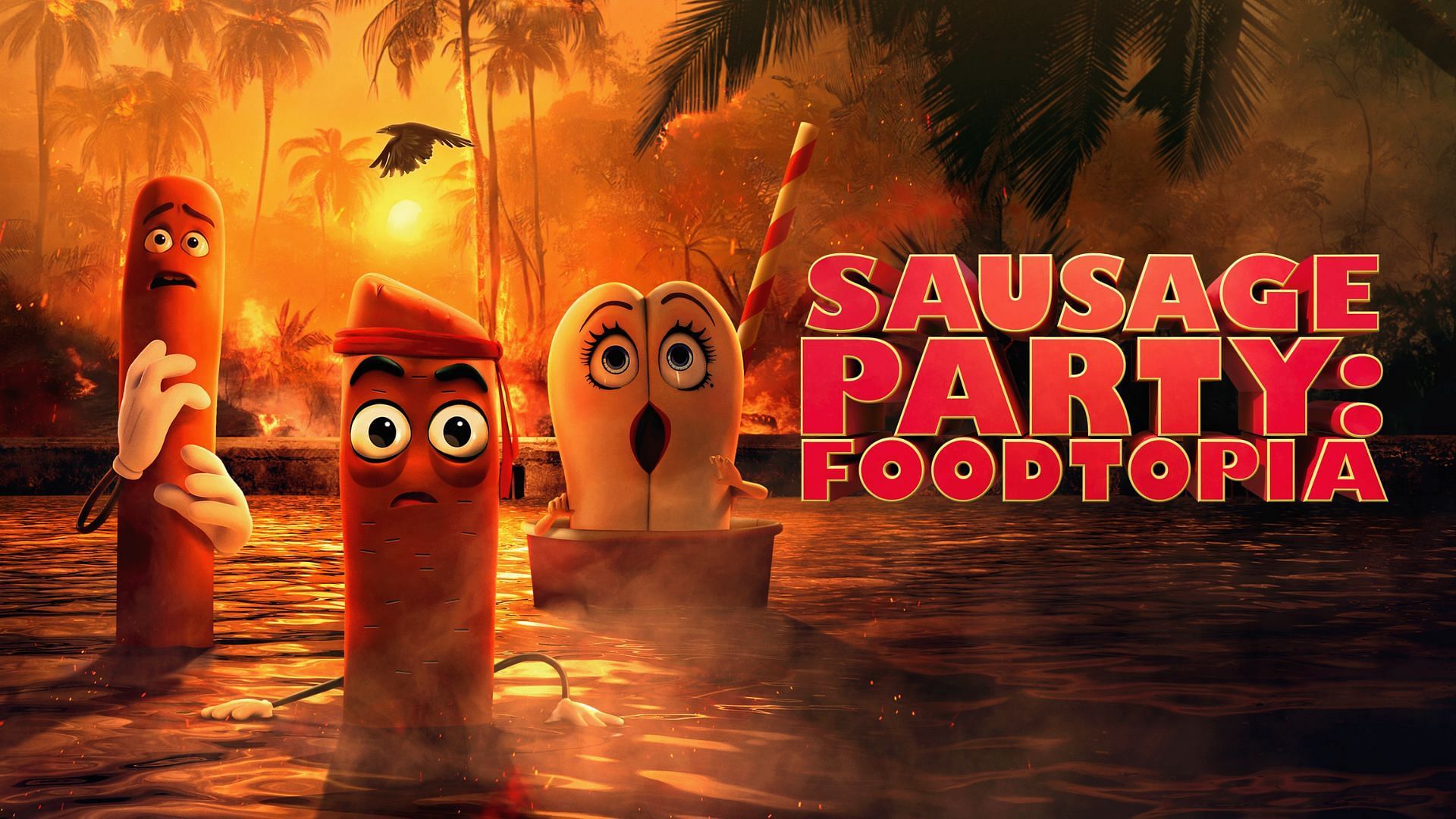 Sausage Party: Foodtopia promotional poster (Image via Prime Video) 