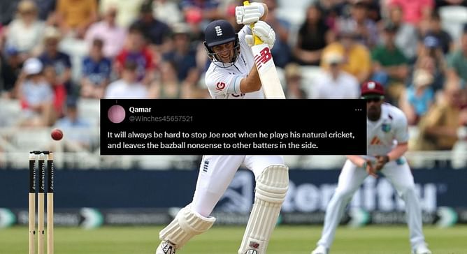 "Leaves the bazball nonsense to other batters" - Fans laud Joe Root for his century in ENG vs WI 2nd Test