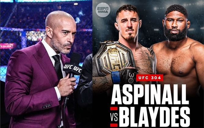 Jon Anik predicts a “boxing match” between Tom Aspinall and Curtis Blaydes at UFC 304: “Could be a very quick fight"