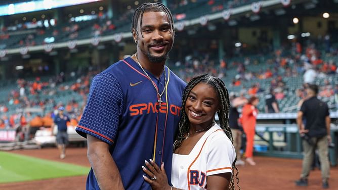 Simone Biles pens heartwarming note for Jonathan Owens on Bears star's 29th birthday