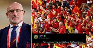 "Flawless every single game", "Carrying Rodri" - Fans hail 'underrated' Spain star after La Roja's 4-1 win over Georgia at Euro 2024