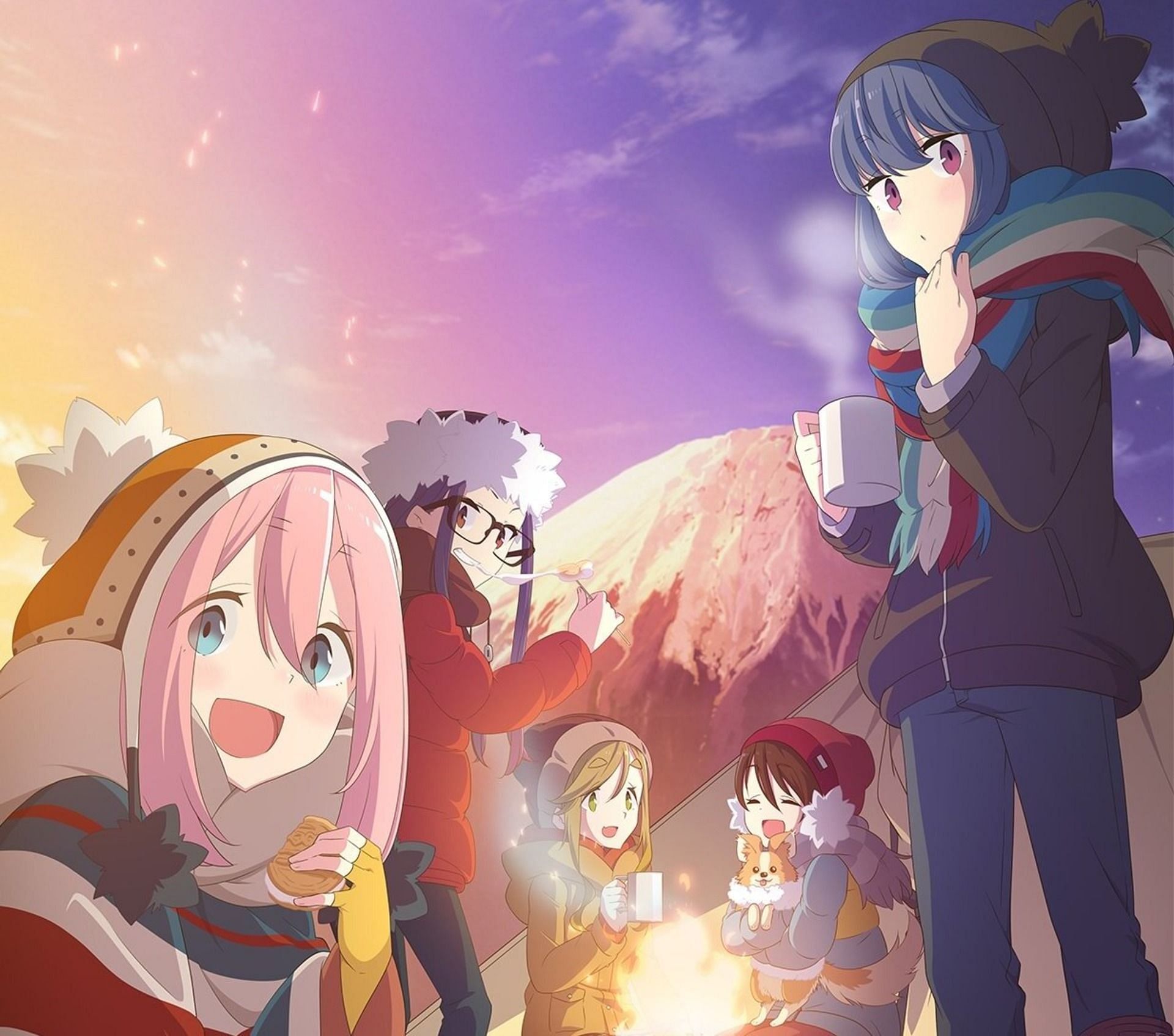 Yuru Camp (Image via C-Station)