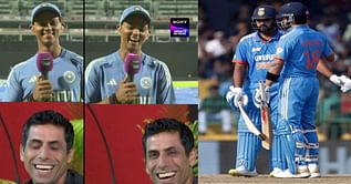 [Watch] Ashish Nehra's hilarious comment to Yashasvi Jaiswal with Virat Kohli-Rohit Sharma reference after 1st IND-SL T20I