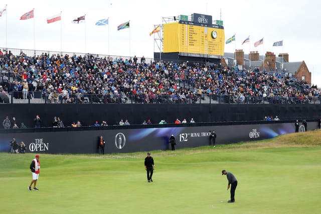 What is the projected cut line for The Open Championship 2024?