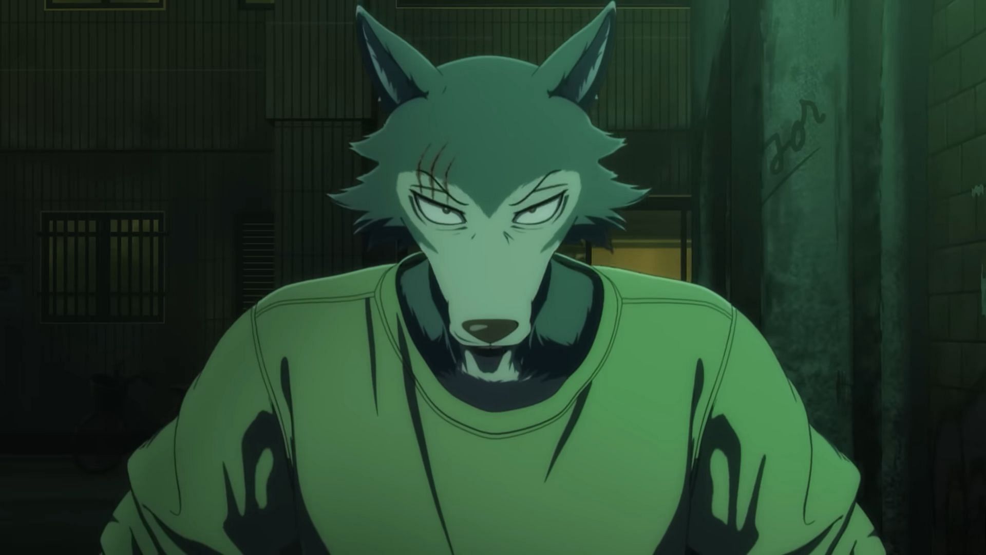 Legoshi as seen in the Beastars anime (Image via Orange)