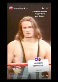 Screengrab Adam Pearce's Instagram Story